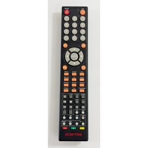 Sceptre TV Remote Control Black Replacement Multimedia Controller